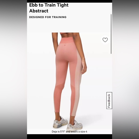 Lululemon Ebb To Train Leggins - Picture 2 of 3